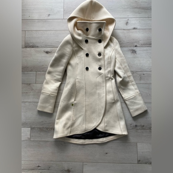 Soya & Kyo Double Breasted Wool Coat - Picture 2 of 5